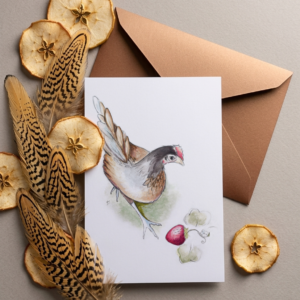 Sky with Strawberry Greeting Card