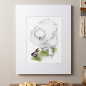 Maybel – 8x10 Art Print matted to 11x14