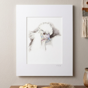Tilly – 8x10 Art Print matted to 11x14