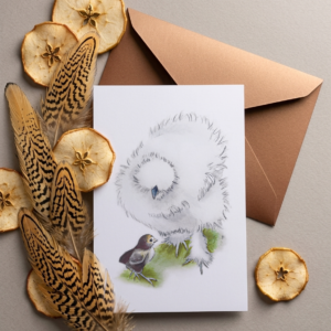 Mabel and Chick Greeting Card