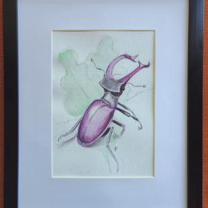 Stag Beetle - "Loved Bugs" Original